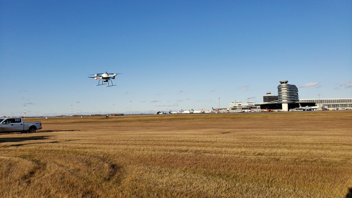 Have you spotted a drone at Edmonton International Airport today? Don't worry, the operation is part of scheduled maintenance of the runways! <a href="/navcanada/">NAV CANADA</a> <a href="/FlyEIA/">FlyEIA (No longer active)</a> <a href="/Transport_gc/">Transport Canada</a> #dronesforgood #rpas