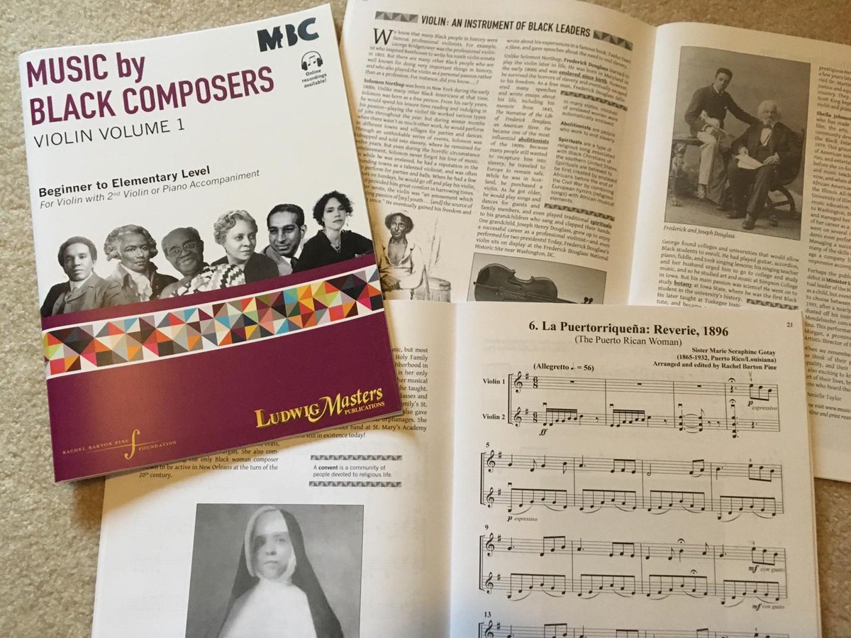 MBC Violin Volume 1 was published a year ago! How many pieces has your kid learned? Have you been teaching the music to students? Has your school performed any? We are curious about the impact of this groundbreaking publication! bit.ly/MBCViolinVol1
#ExpandtheCanon