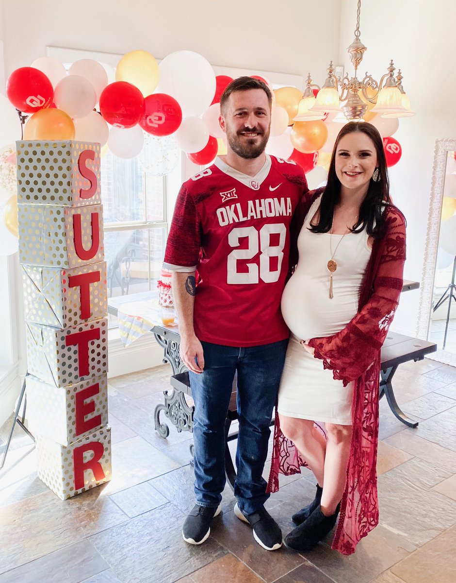 TeeeJay45's tweet photo. Celebrating Sutter today! We can’t wait to meet you! Boomer ☝️ https://t.co/JiZCgVVBLm