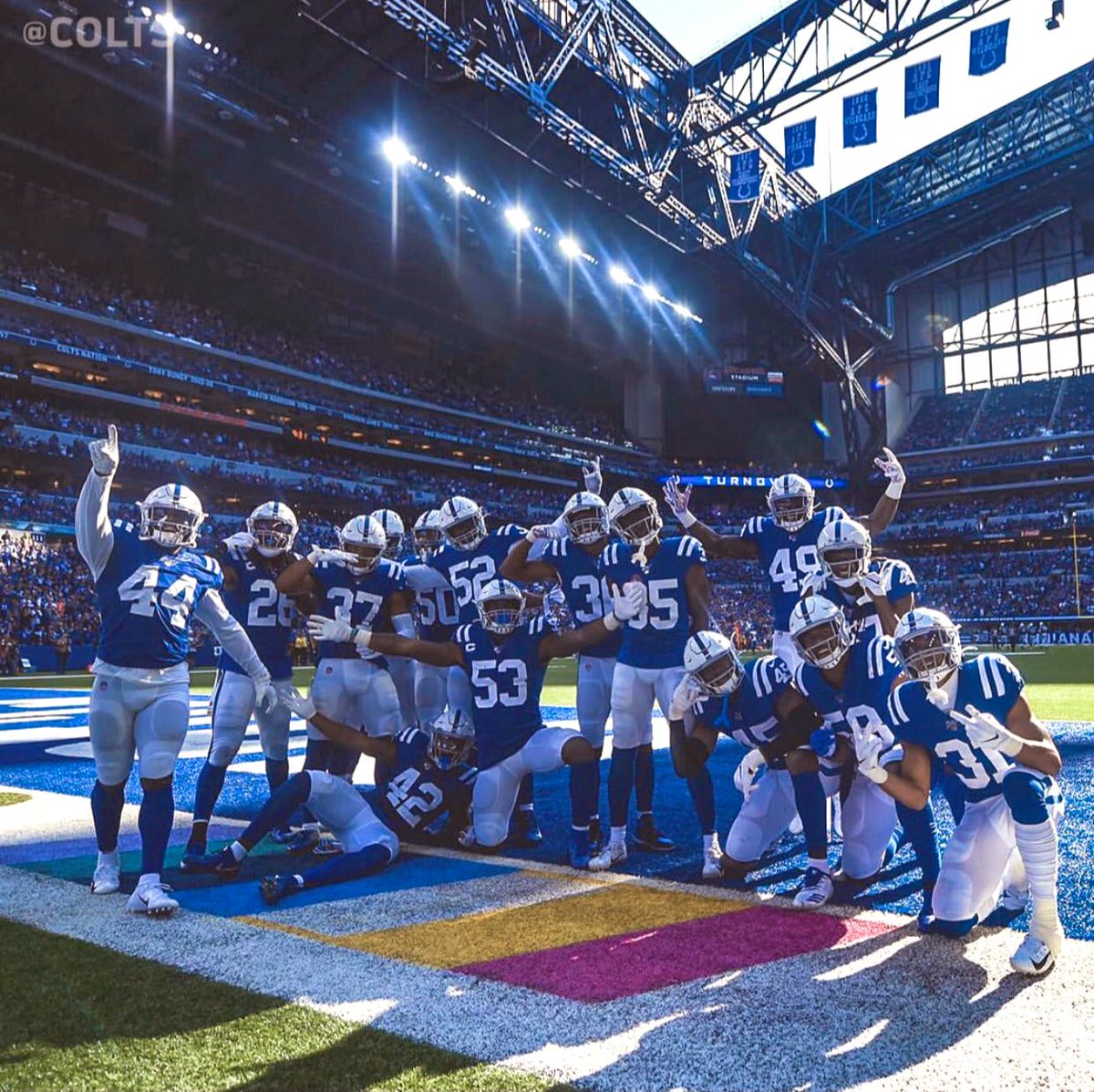 LIVE FOR THE MOMENTS YOU CAN’T PUT INTO WORDS‼️ 
 
#squad #brothers #family #colts #coltsnation #interception #firstoftheyear #moretocome #lovemyteam #1-0 #push
