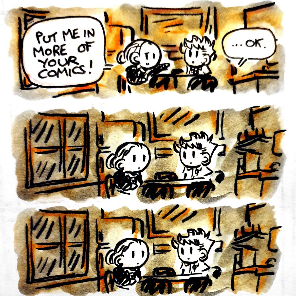 MiniTomComic's tweet photo. Day 1586. Because you DEMANDED it...! #MiniTom https://t.co/tMP9OSYM5k
