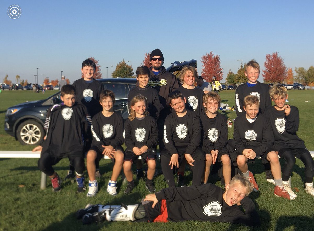 OMFLL's tweet photo. Congratulations to our U13 and U16 Champions! Purple and Yellow both saved their best for last and earned these shirts! #DoItForCoachFancett #FallBall2019 https://t.co/Rd5IrfYQzO