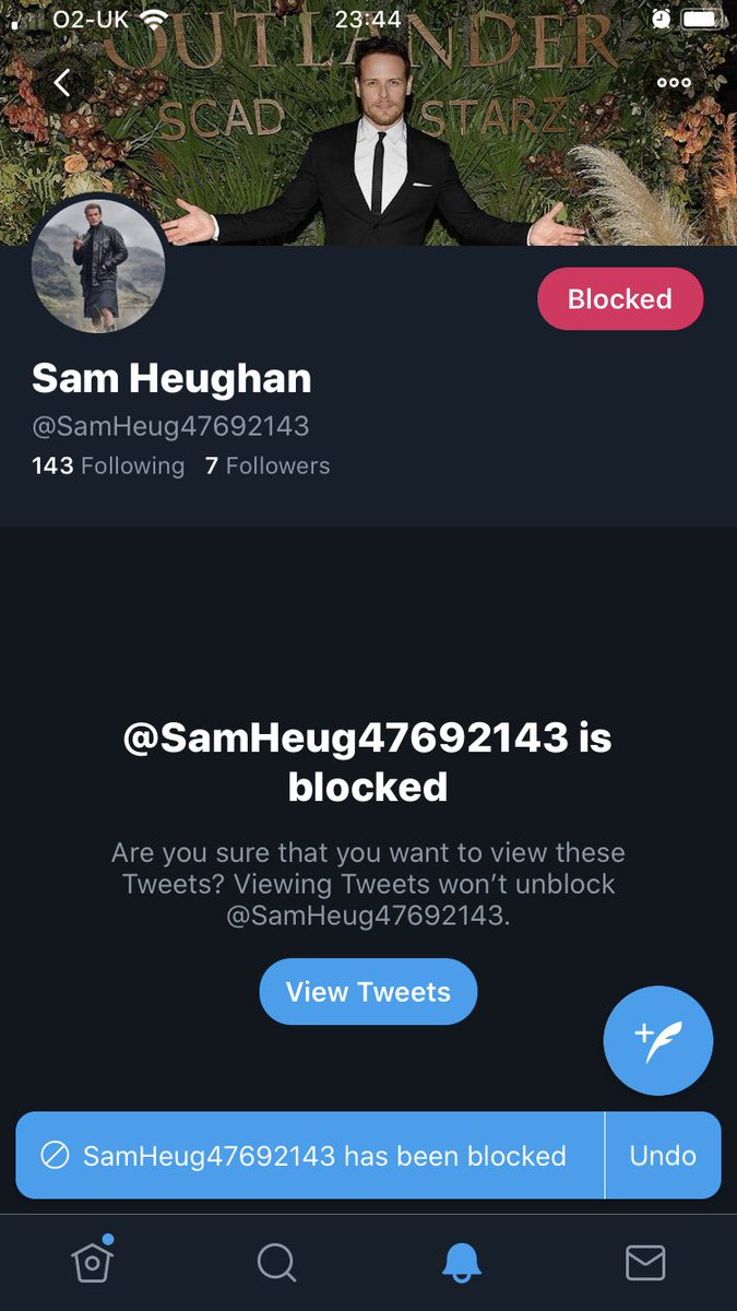 Andiepat1411's tweet photo. Yet another fake account... Reported & Blocked!
#Outlander #Outlanderfamily #blockfakeaccounts https://t.co/UpL5UQGn25