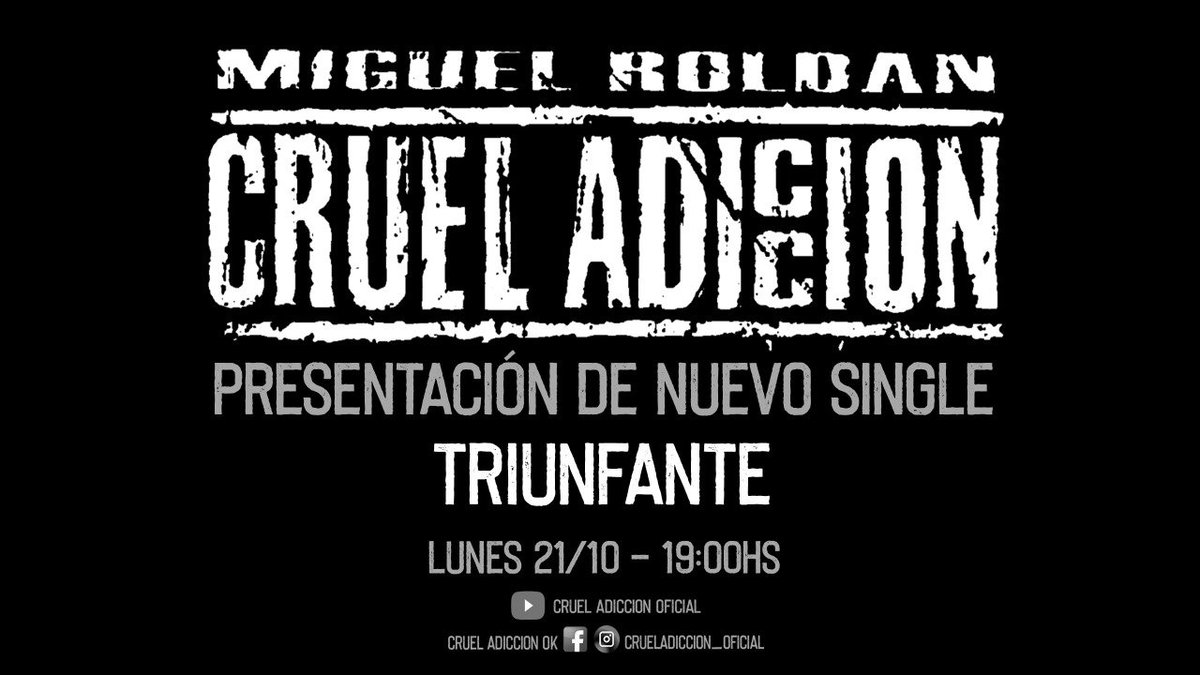 Cruel Adiccion tweet media