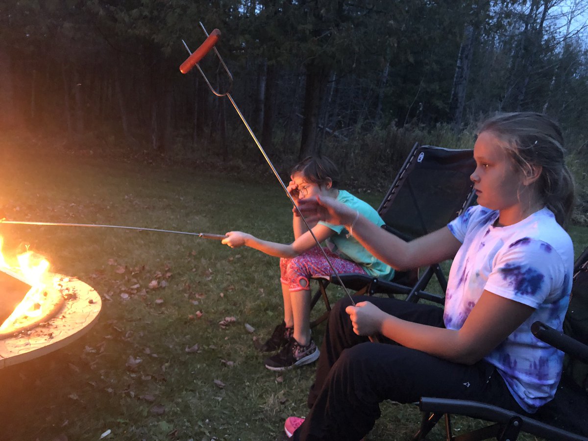 ash_gibbsblues's tweet photo. How to make a bonfire in October even better @StLouisBlues and @budweiserusa and our little buck popped by as well #CountrysideLive https://t.co/C34WqORTOe