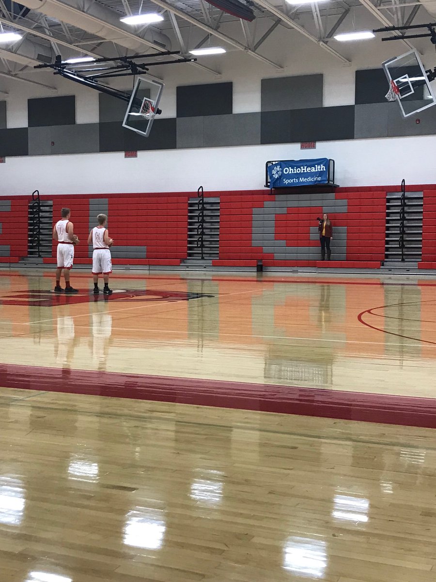 Senior basketball pictures today! Best friends