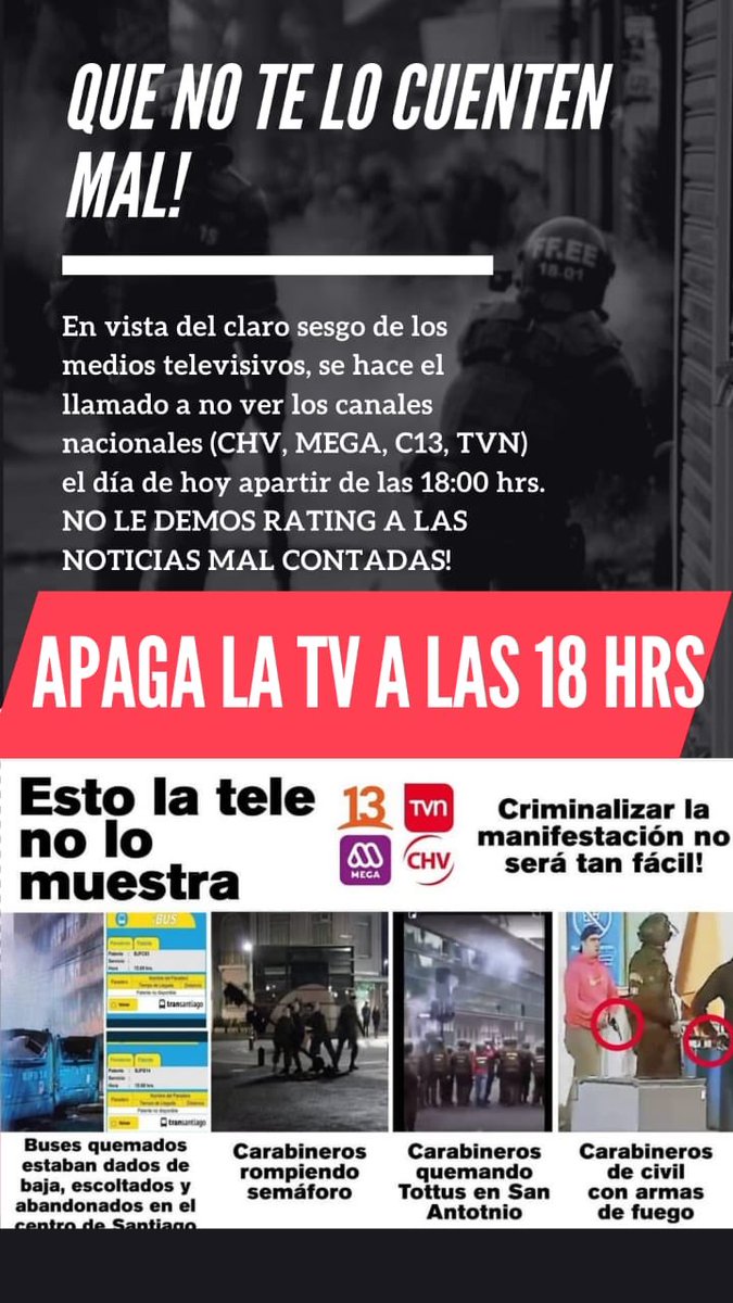 vaaleengg's tweet image. #ChileSeCanso #Chile