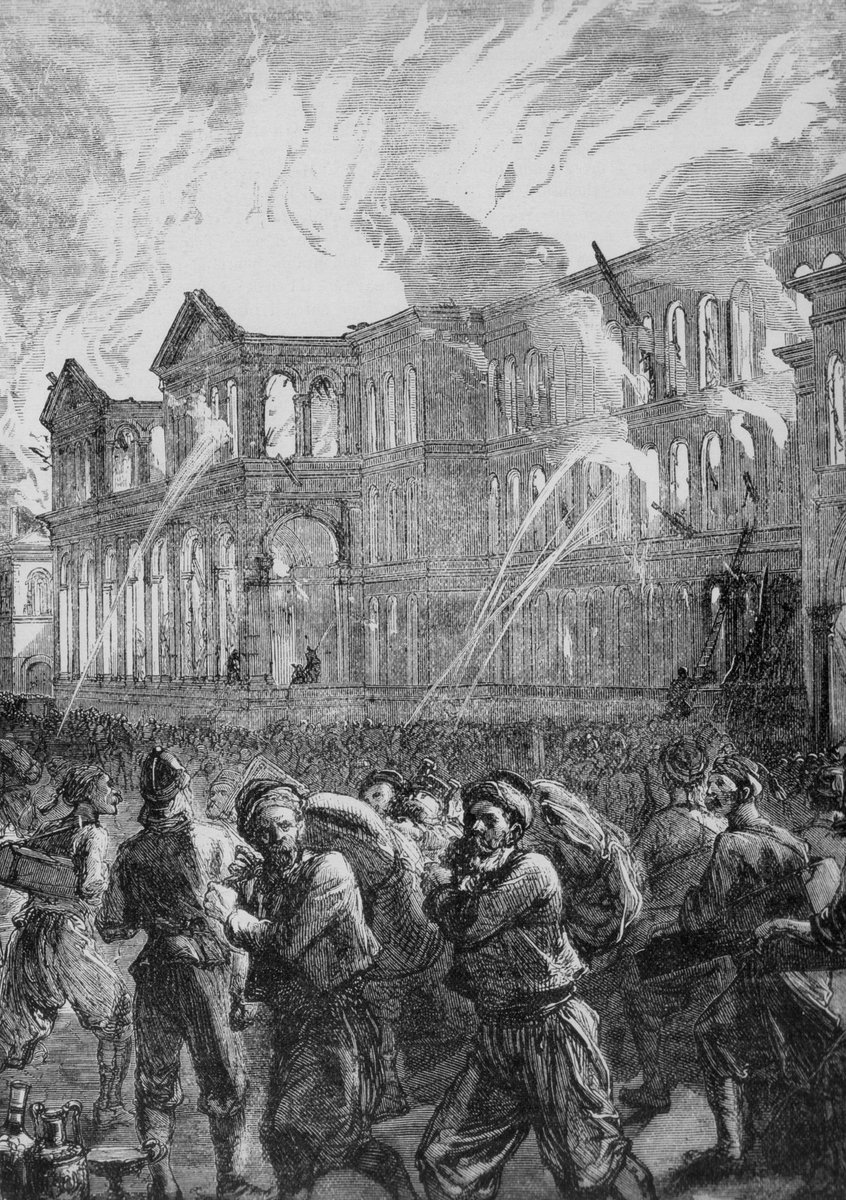 23 Mayıs 1878 tarihli Bâb-ı Âli yangınını gösteren gravürler 1. gravür The Illustrated London News'ün 15 Haziran 1878 sayısından