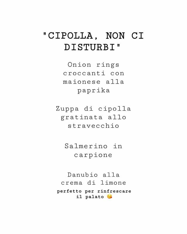 Ed eccolo il menù del prossimo corso (mercoledì 23-10). Come sempre si comincia alle 19:00 e abbiamo ancora pochi posti disponibili!
Cosa aspettate a prenotarvi?❤️
Faby e Davide ✨
•
Per info: 3479558401
@davide_zamby •
•
•
#corsidicucina #davidezambelli #cipolla #onionri…