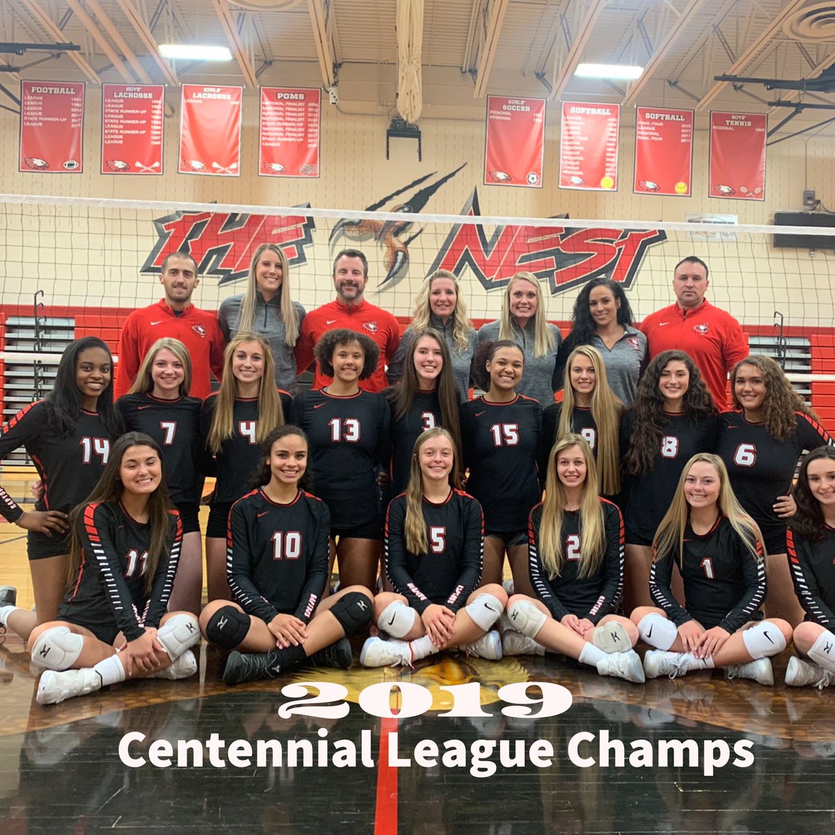 raptorsgirlsvb's tweet photo. Wow! What an accomplishment! Proud of the girls and the hard work they bring daily. Eaglecrest Volleyball Is Centennial League Champs!!! Goals ✅. More to accomplish..... @CHSAA @aurorasports @raptorathletics https://t.co/NGMjZwYphS