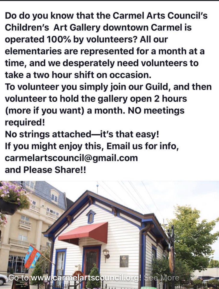 Carmel Arts Council (@thecarmelarts) on Twitter photo 