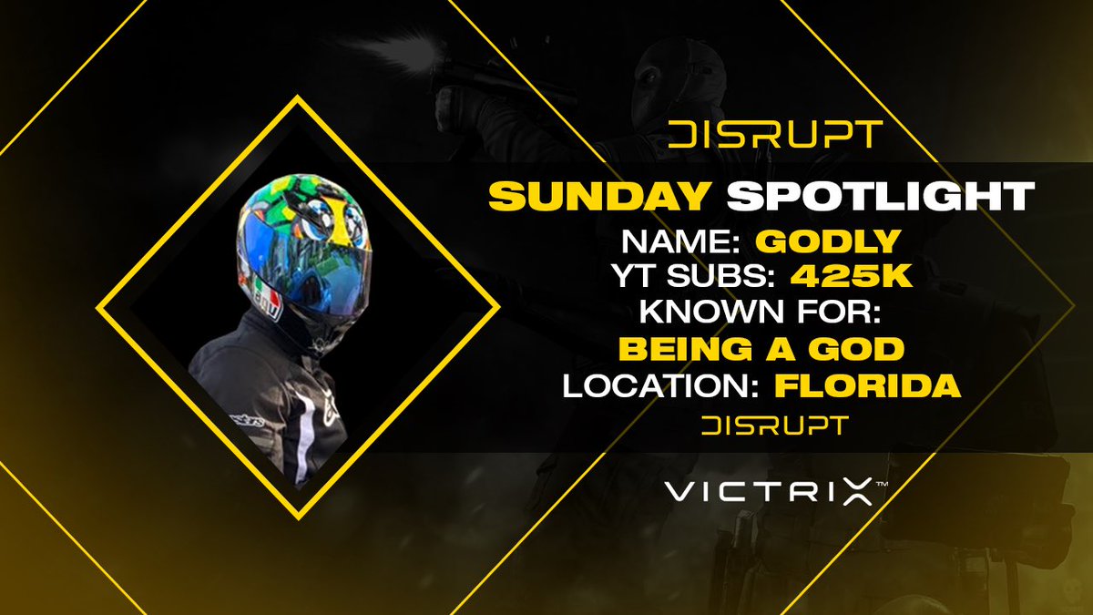 In our second creator spotlight, we have <a href="/ChrisGodlyy/">Chris. “Godly”</a>! 

Chris is someone that has shown dedication &amp; skill in his career and we’re happy he’s been doing it with us. 

Powered by <a href="/VictrixPro/">Victrix</a>