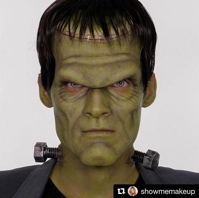 spacemonkeysfx's tweet image. #Repost @showmemakeup 
Loving this Frank look! @showmemakeup absolutely nailed it! We supplied the square jaw prosthetic for this 🤘
FRANKENSTEINS MONSTER
🧟‍♂️
I’ve just uploaded a tutorial on this Halloween makeup transformation - click the link in my bi… ift.tt/33R93Zh