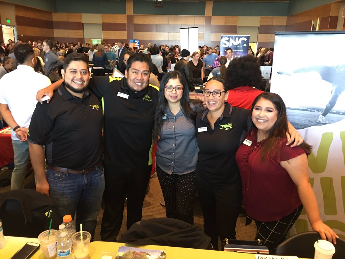 ElenabTMCC's tweet photo. Today is all about education! Look who I ran into at the WACAC College Fair- our fabulous Outreach and Recruitment team! @tmccnevada #TMCCisCommunity #TMCCpaysoff https://t.co/MJosKVsuqC