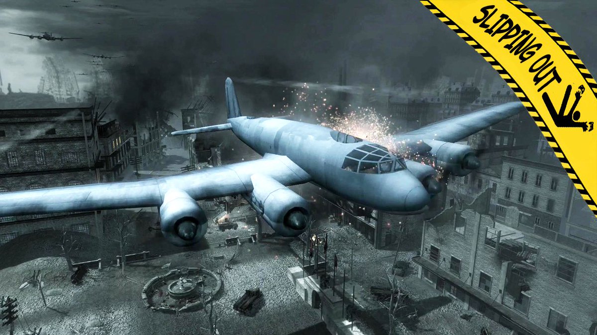 SlippySlides's tweet photo. #SlippingOut #CallofDutyWorldatWar will be up tomorrow! Couldn't decide on which thumbnail to use, I like both but think the bomber is more suited to the content. What do you guys think??? #CallofDuty #WorldatWar #CoDWaW #SlippySlides https://t.co/6boSuP4v8x