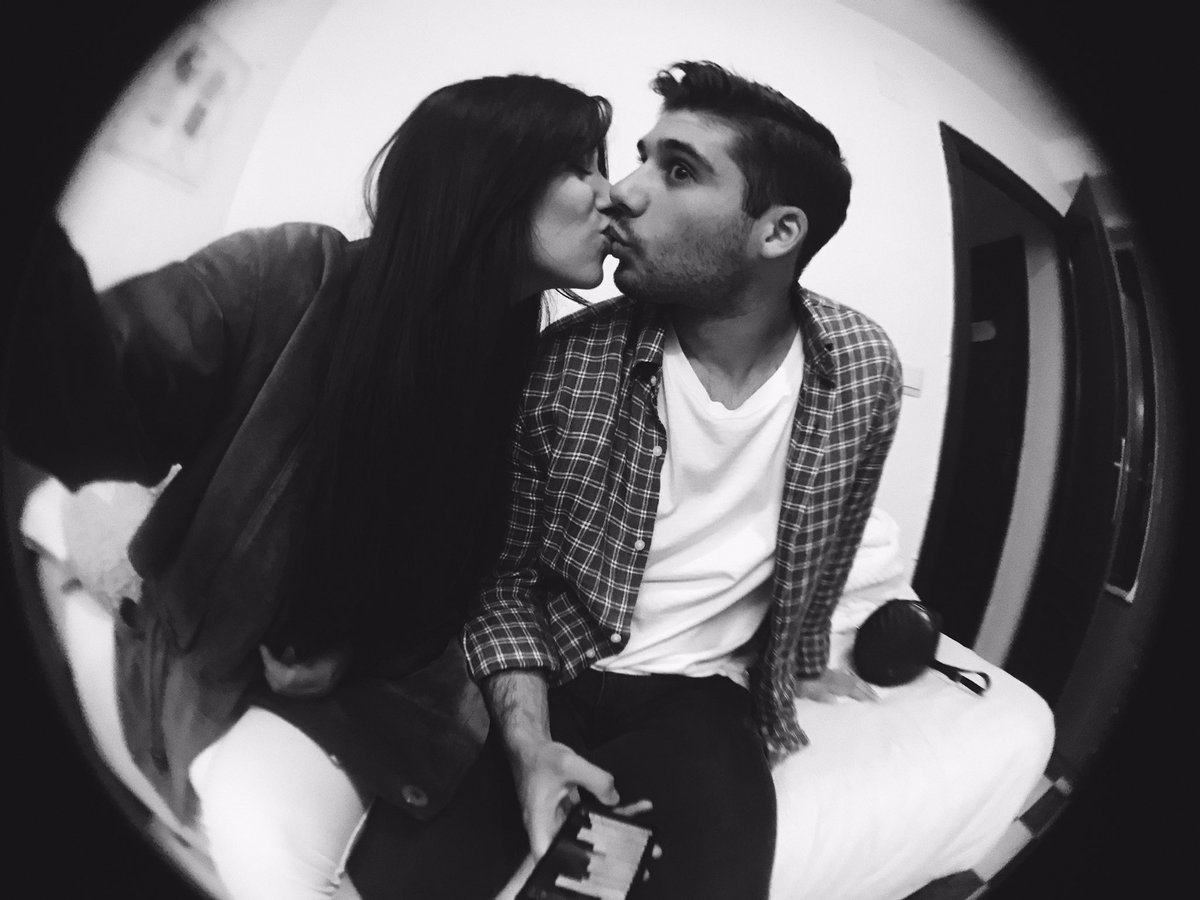martaaaza's tweet photo. five years with my favorite human... has a weird face in this pic, maybe it wasn’t a good kiss, love u bby https://t.co/2bHJHKPEye