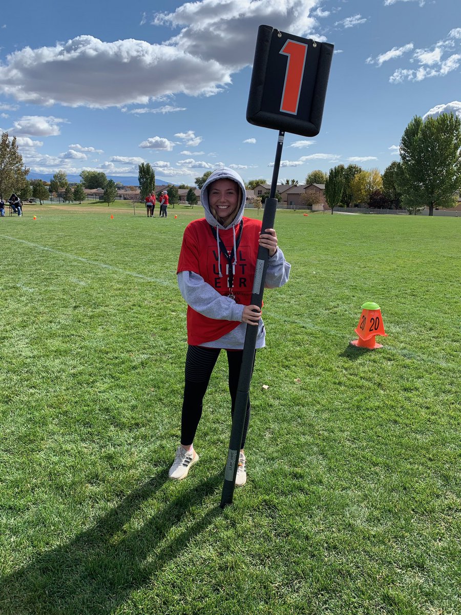 CMUWomensLax's tweet photo. The Mavs spent the day volunteering with Special Olympic FB again today! Whether it was reffing, setting up, cheering, keeping score, or passing out ribbons — had a blast giving back, and working with fellow athletes, right here in GJ. #mavsgiveback🤘 https://t.co/Lhn7dDJZ6B