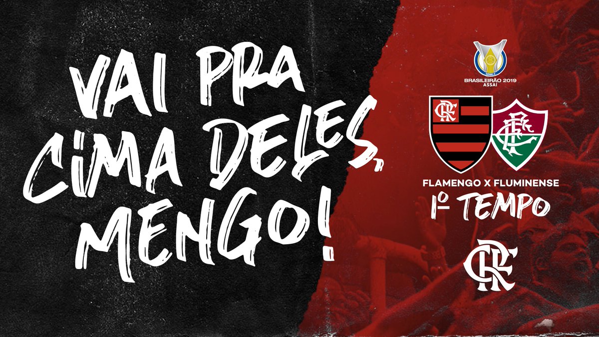 Flamengo's tweet photo. ROLOU A BOLA NO MARACANÃ! VAI PRA CIMA DELES, MENGO! #FLAxFLU #VamosFlamengo https://t.co/5JrsZDLAiw