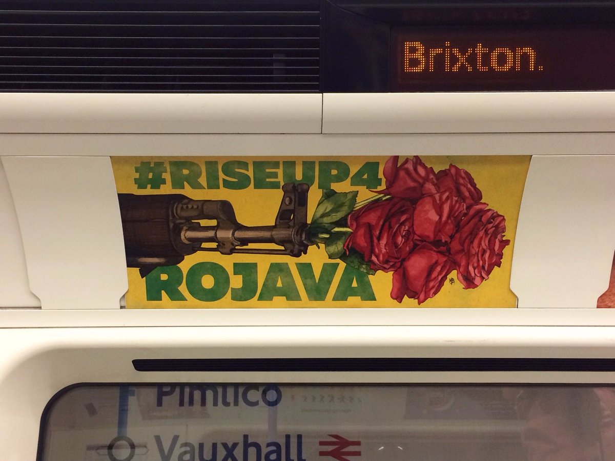 Solidarity and love from London to Rojava ✊🏻🌹

makerojavagreenagain.org

#riseup4rojava #subvertising