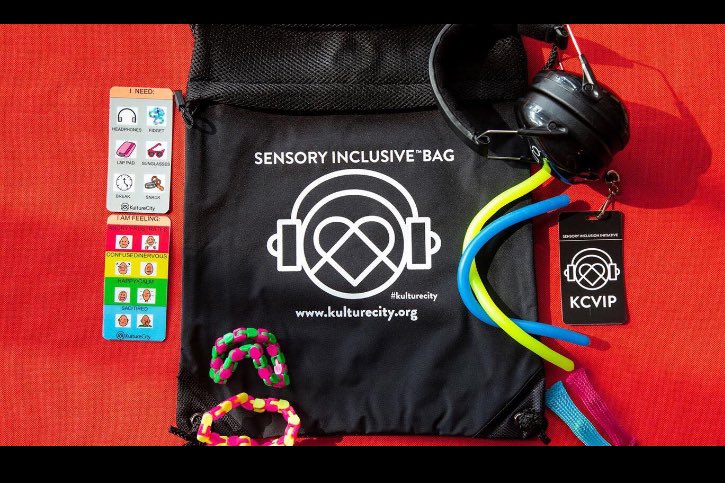 heatherjarmon83's tweet photo. The University Of Alabama’s Bryant-Denny Stadium is now a certified sensory inclusive environment. Each bag includes a lap mat, figet toys, headphones, and picture symbols. #RollTide #speechtx https://t.co/9qxmEFXxrn