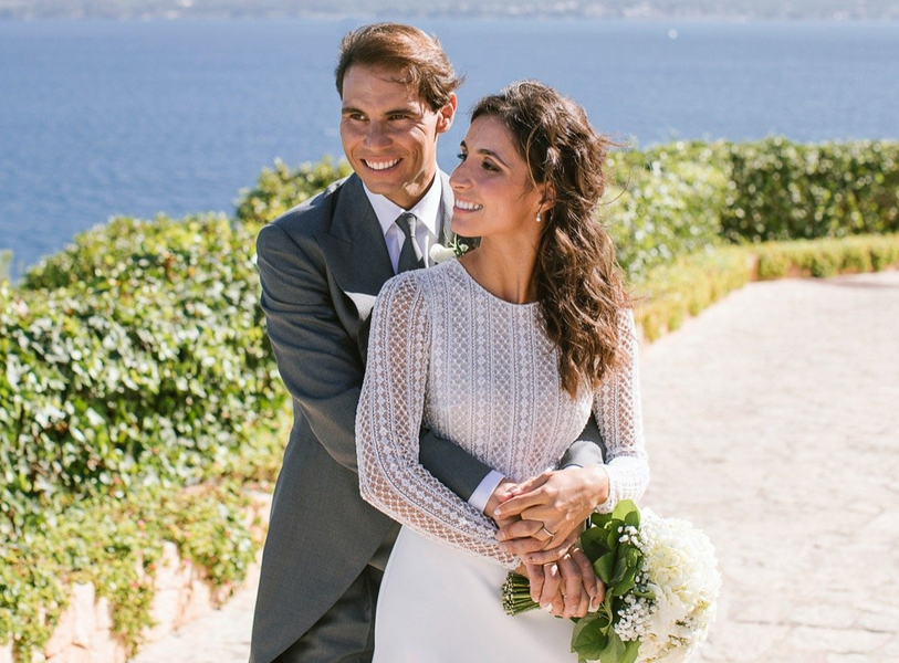 Congratulations to my babe <a href="/RafaelNadal/">Rafa Nadal</a> on his wedding ❤️❤️