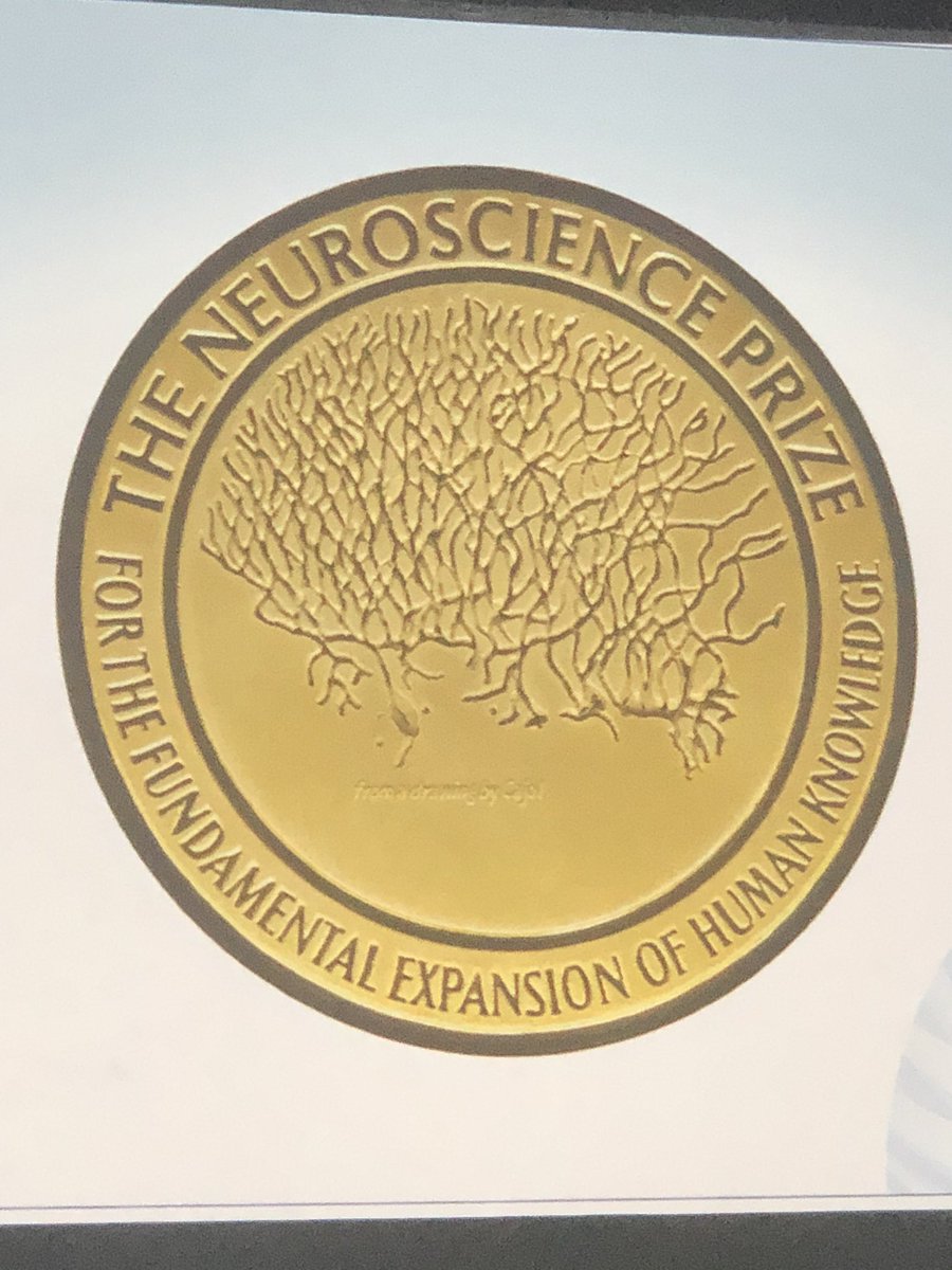 BillDauerNeuro's tweet image. Joe Takahashi receiving the Gruber Award #sfn2019 #utswbrain.  CONGRATULATIONS JOE!!!!