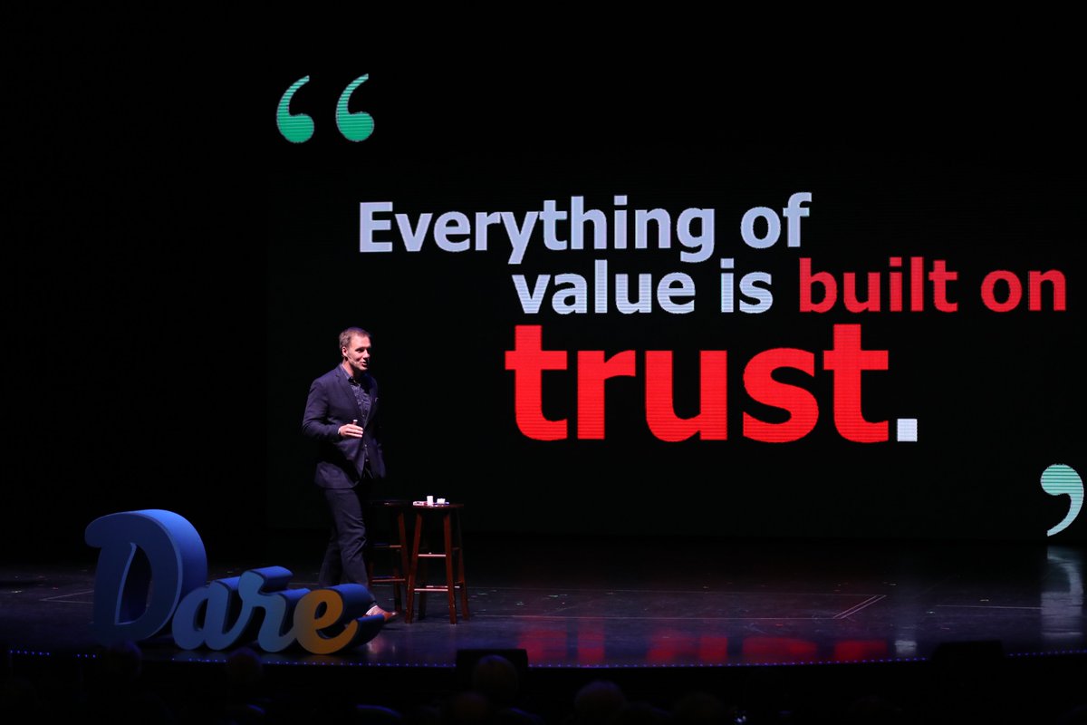 Dream_Franchise's tweet photo. Thank you @DavidHorsager for delivering an inspiring keynote address about trust. #2019DareConference https://t.co/6byoaVPW2f