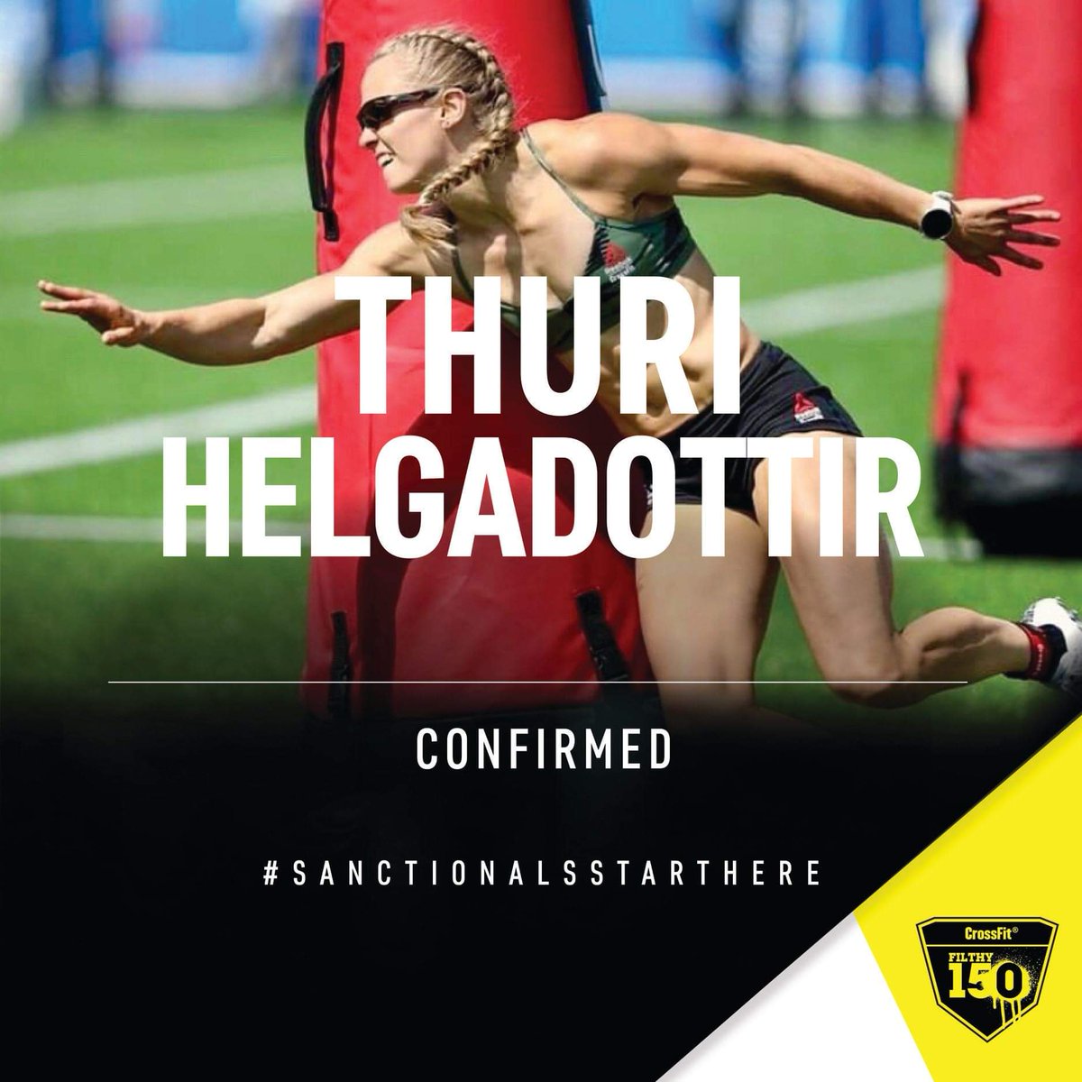 filthy150's tweet image. Thuri Helgadottir is confirmed.

Don't underestimate the #smallbutmighty athletes as she has her eyes on that invitation to the @CrossFitGames !

Time to get #filthyready because#sanctionalsstarthere

@Reebokuk1 
@noccoUK 
@Eleikosport
