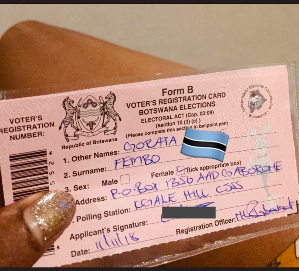 Responsible citizens vote 🗳...2 more days to #BWelections2019 

Praying for fair and peaceful elections 
🇧🇼🇧🇼 #VoteWisely