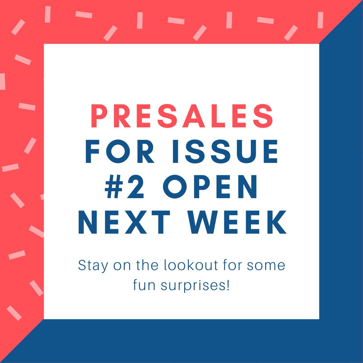 reinventedmag's tweet image. We are SO excited because #presales for our #secondissue open next week! Stay on the lookout for some fun surprises as we get ready for our second round of presales! 🎊

#STEM #WomeninSTEM #shecanSTEM #magazine #ReinventedMagazine