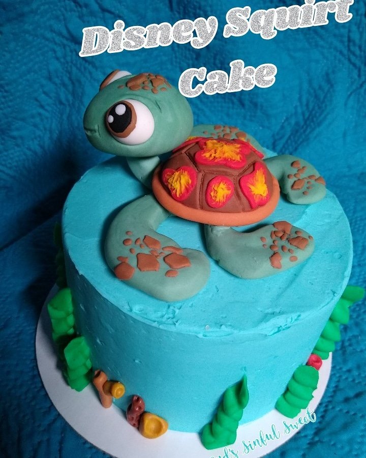 CydsSweets's tweet photo. Made another Disney themed Cake, SQUIRT!!!!
#squirtcake #squirt #findingnemo #disneycake #cake #cydssinfulsweets 🐢 https://t.co/sW1XsaeVrT