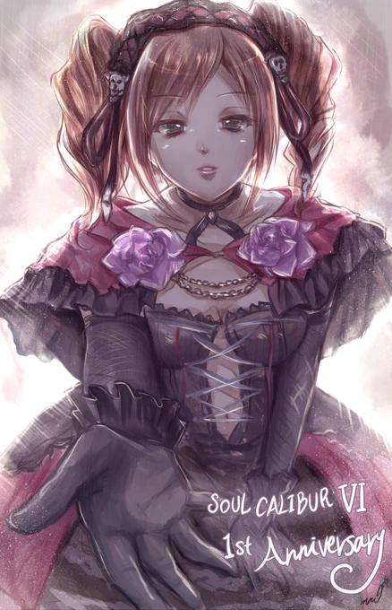 #SOULCALIBURVI
#ソウルキャリバー6
#二次創作

遅くなってしまいましたがSOUL CALIBUR VI  1周年おめでとぉぉございます?✨?✨?
推しのティラかエイミどっち描こうか迷ったけど
エイミでお祝いを/////
ラファエルに手を差し伸べるエイミたんです?? 