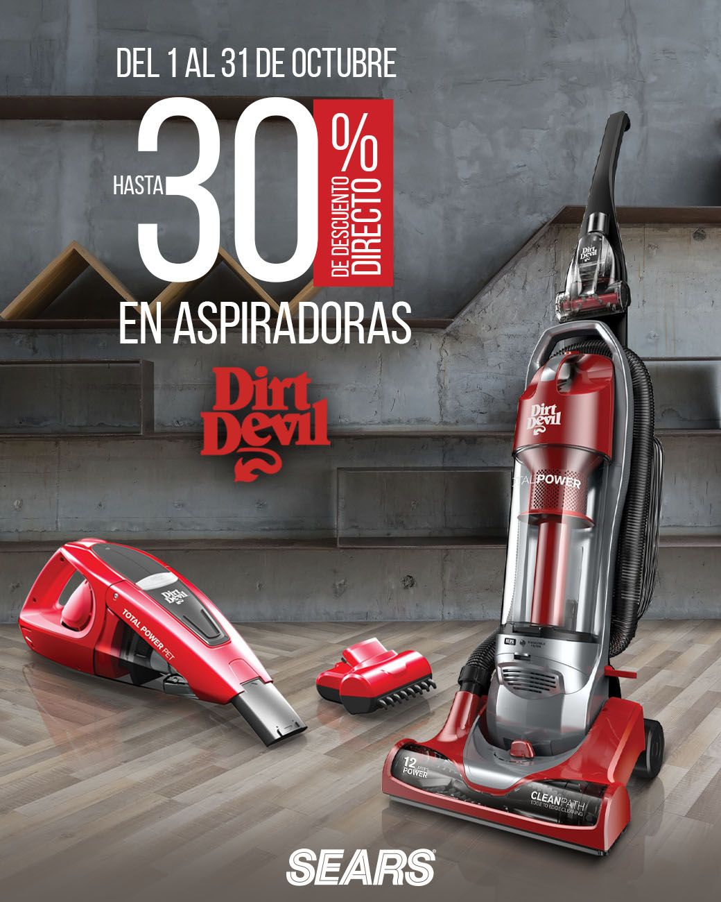 matrimonio triste Contracción Sears México on Twitter: "Tu casa quedará impecable con una aspiradora  #DirtDevil. ¡Ven y aprovecha esta promoción! #SearsMeEntiende  https://t.co/Auqu6ORoLT" / Twitter