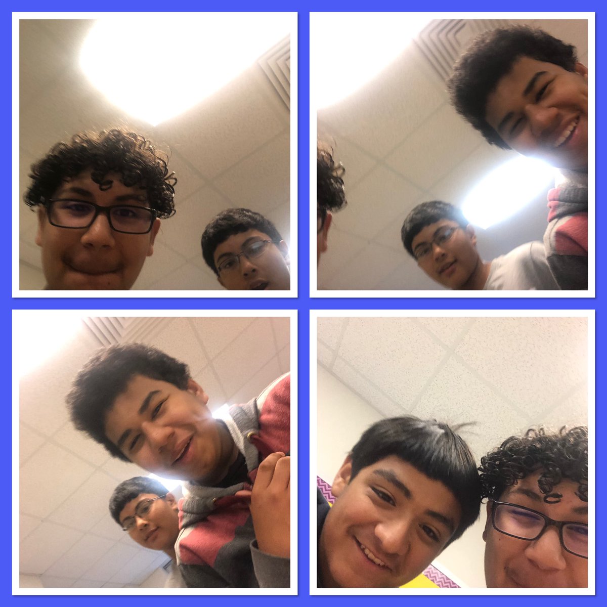RachelSeymour67's tweet photo. When you open your phone to look at photos you took and find a surprise from your 8th graders!๐คฃ๐คฆโโ๏ธ#Hotmesses #CISrocks #allin https://t.co/amyI72k9e9