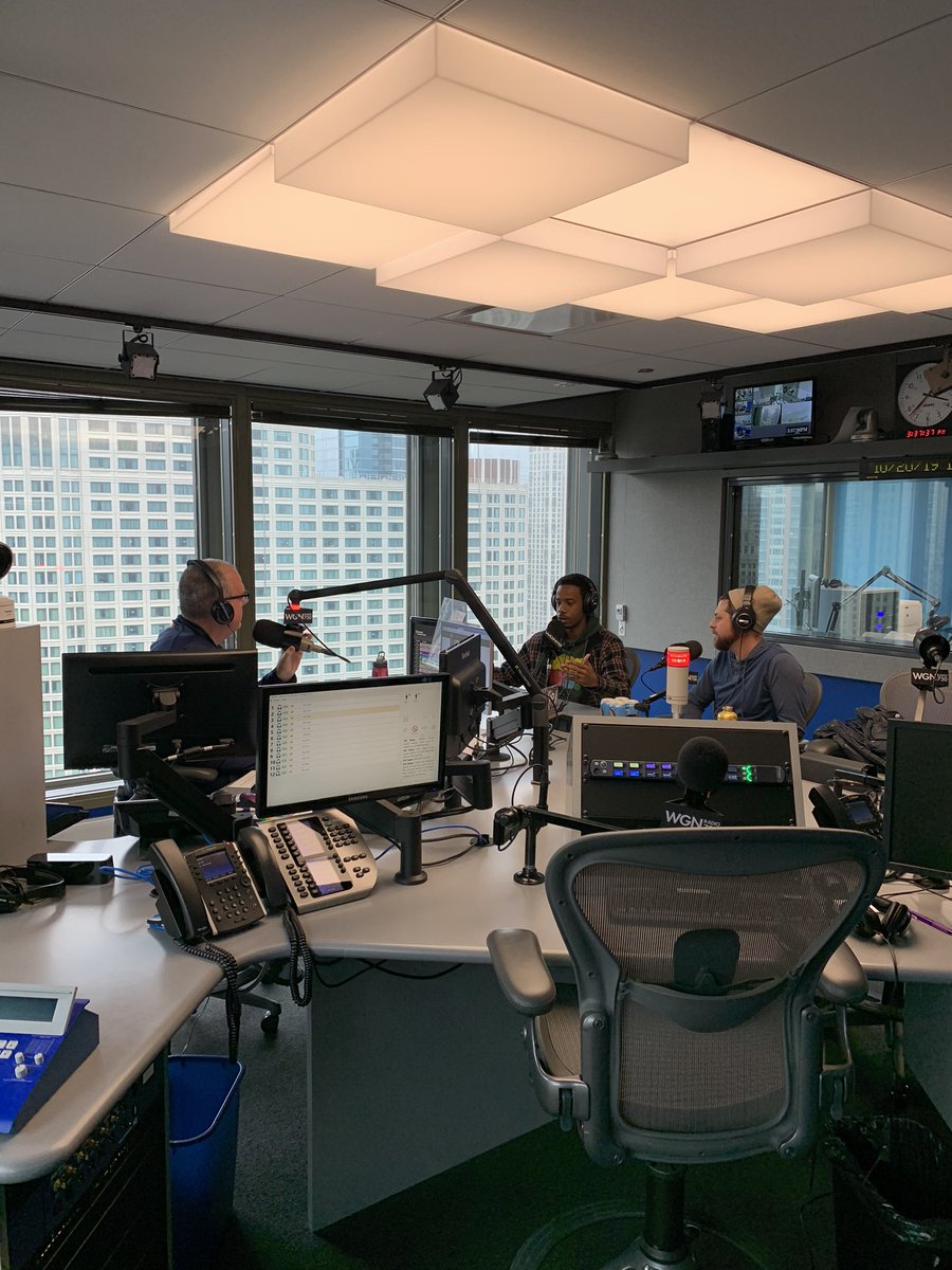 SocialWorks's tweet photo. That’s a wrap! Thanks for having us, @briannoonanshow + @WGNRadioNews. We enjoyed discussing what we do here at #SocialWorks, #MyStateofMind, our partnership with @passionhousecr &amp; of course, the #MSOMColdBrew. ☕️☕️ https://t.co/qP5d4C2iqD