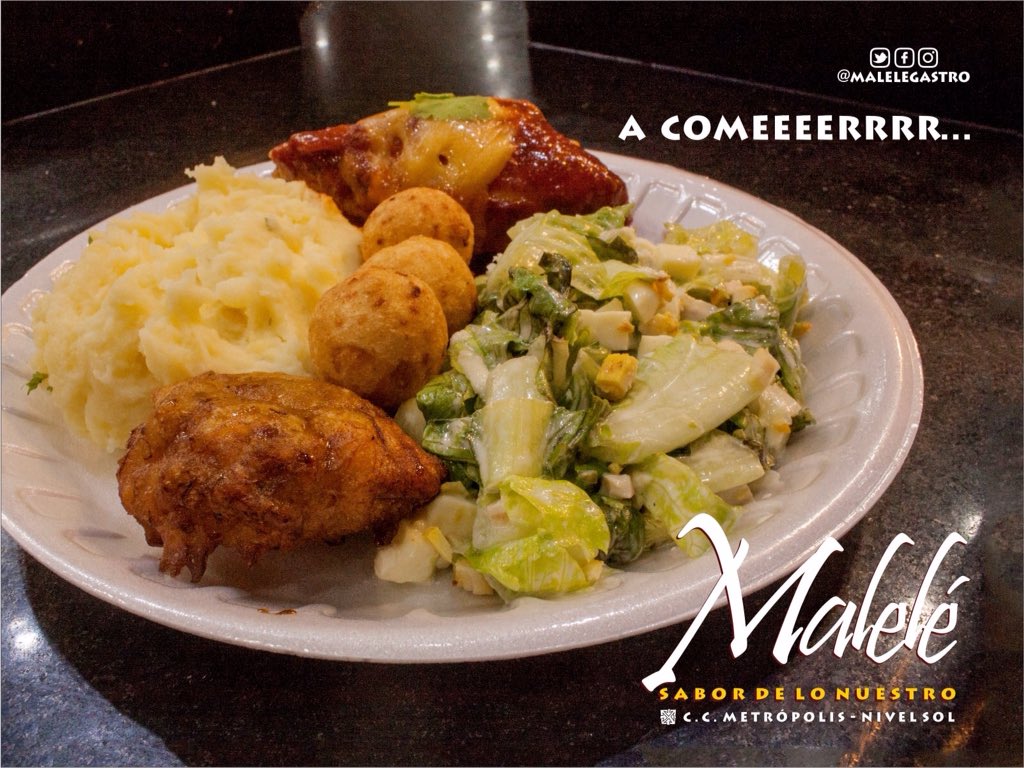 Malelegastro's tweet photo. A comer y disfrutar de nuestra comida de inspiración venezolana. 

Sabor de lo nuestro 🇻🇪 

#Malelé #MaleléGastro #ComidaVenezolana #ComidaPorKilo #MetropolisShopping #FeriaDeLaComida #Almuerzos #Cena #ComidaCriolla #GourmetVenezuela #Domingo https://t.co/A3MUMKfzpN