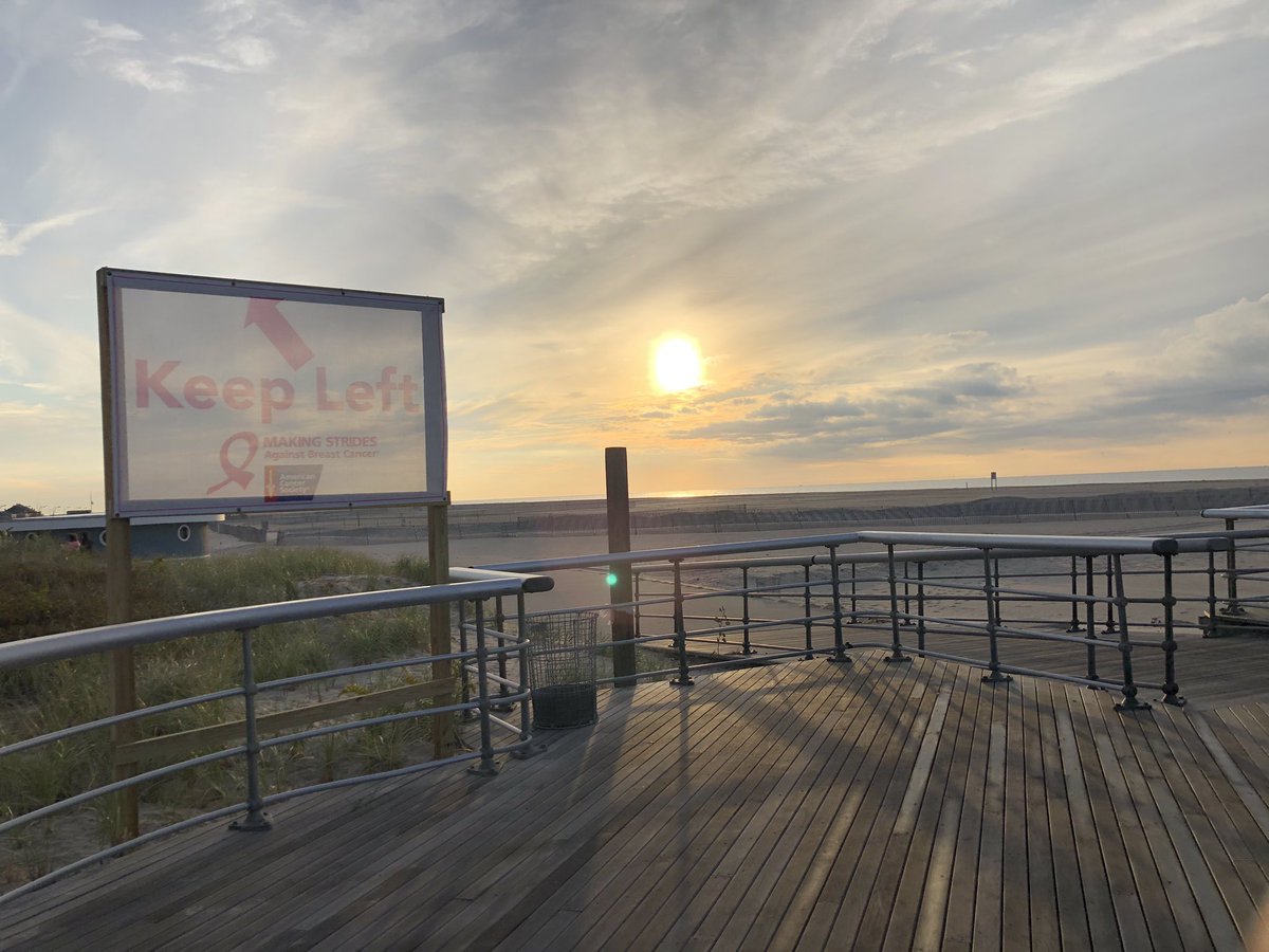 This morning was a gorgeous at Jones Beach #MakingStridesAgainstBreastCancer