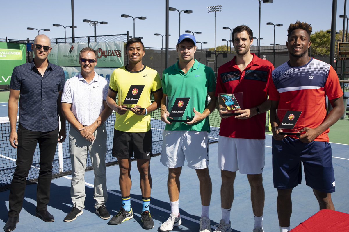Congratulations to Max Schnur &amp; <a href="/NathanPasha/">nathan pasha</a> on their run to the doubles final at the <a href="/vegastennisopen/">Las Vegas Tennis Open</a>! 👏

#TeamUSATennis