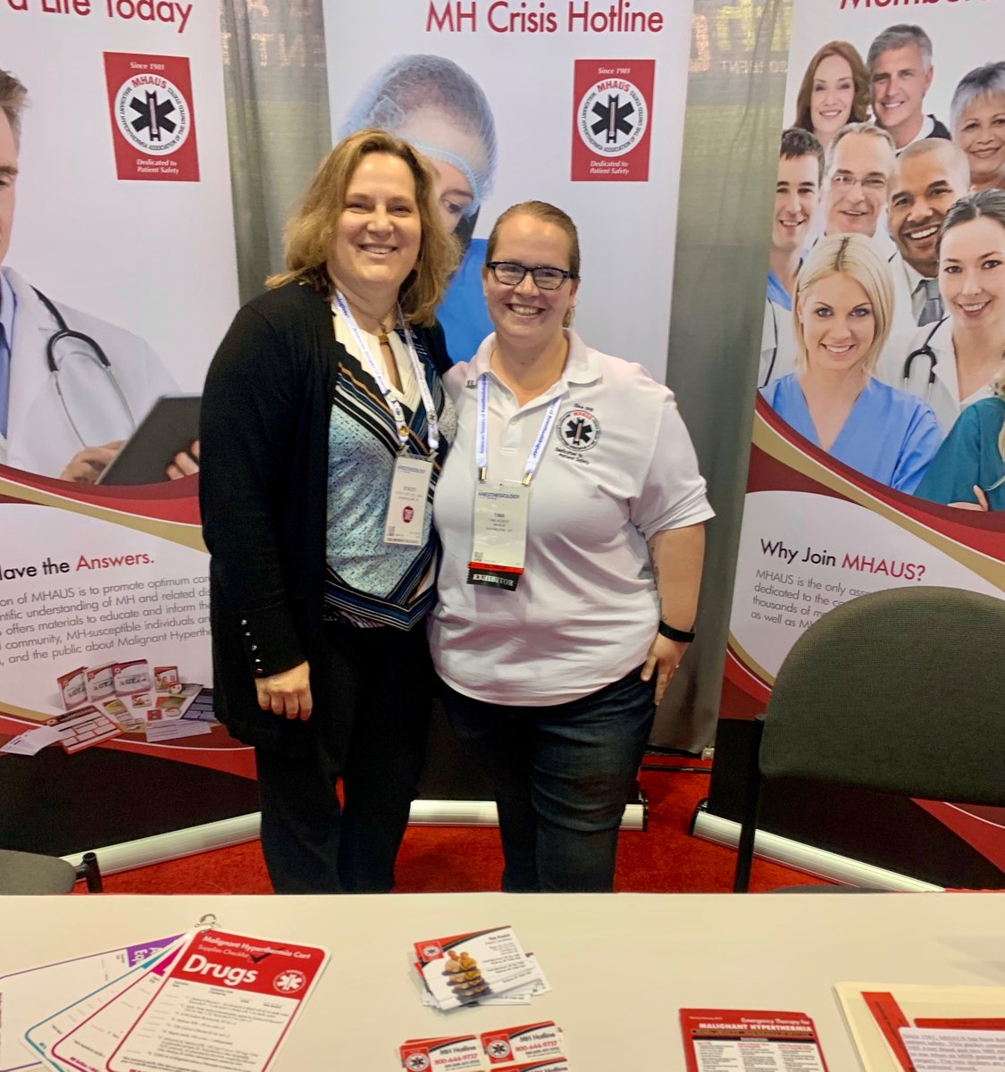 UBAnesthesia's tweet photo. Another great day at the ASA!  So happy to be here at the American Society of Anesthesiology Annual Meeting in Orlando!  If you are here at the event, please stop by the MHAUS booth and learn more about Malignant Hyperthermia! https://t.co/IibohS2Akw
