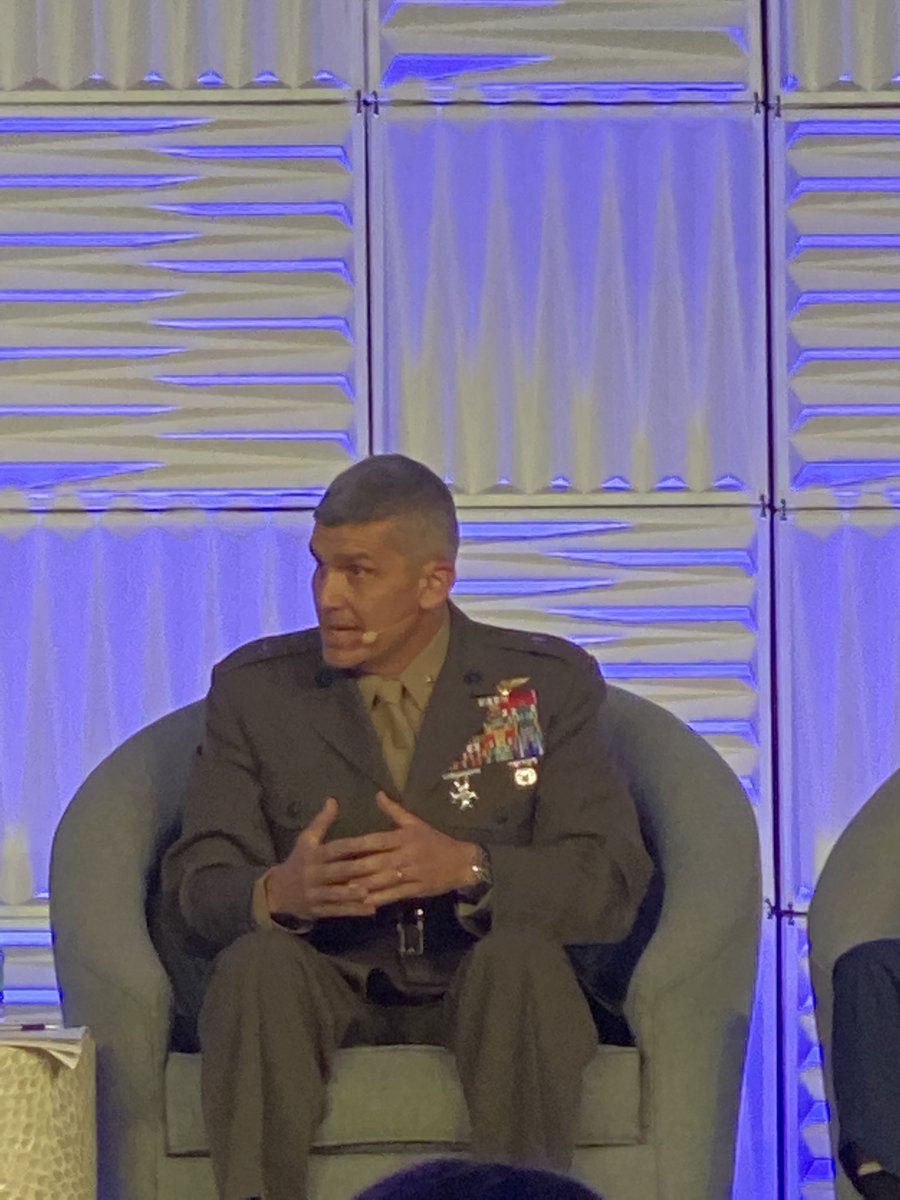 Hearing Brigadier General Sean M. Salene, Director of Communication for the <a href="/USMC/">U.S. Marines</a>, speak on the importance of protecting free speech and expression is absolutely moving. <a href="/PRSA/">PRSA</a> #PRSAICON