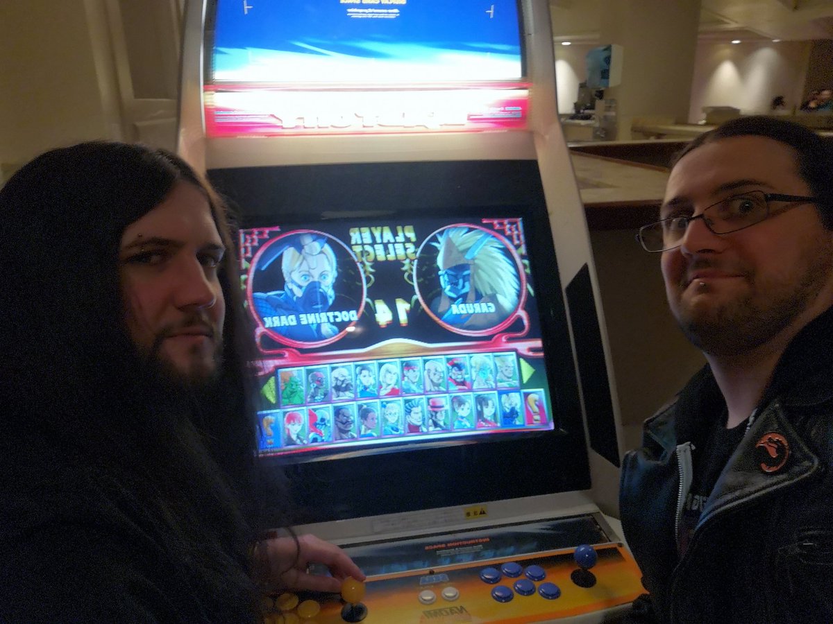 PNDKetchup's tweet image. Wasn't able to find anybody to play Jojo with, but we found another absolute GEM to play instead 😎

#EASTCOASTTHROWDOWN #ex2plus