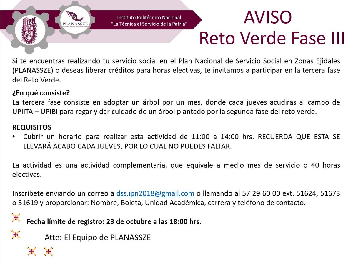 PLANASSZE_IPN's tweet photo. ¡Te esperamos! https://t.co/I1AiI4mYQQ
