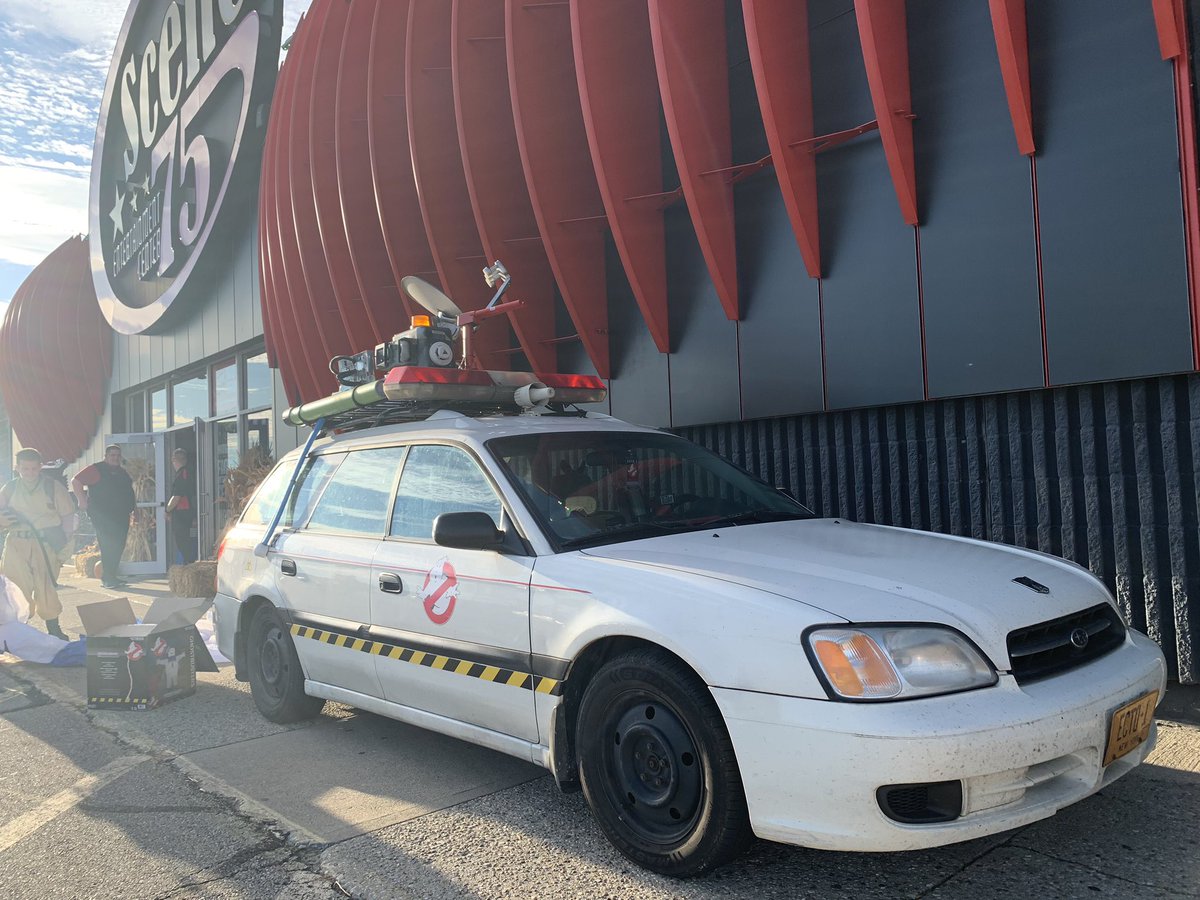 columbusgb's tweet photo. The Ecto Car show at Slime Time #ghostbusters #ghostcorps https://t.co/IdNN0MivRX