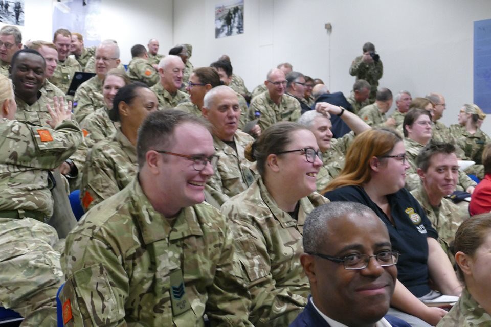 gmanacf's tweet photo. Story by Lt Col Catherine Harrison, County 2iC
”Earlier in October, 6 CFAV from Greater Manchester ACF travelled to @RMASandhurst the home of British Army leadership, for the inaugural ACF Step Change Inclusion Conference. Read below. #ACFStepChangeConf19 https://t.co/eyrmhR1pCP https://t.co/xTZQ4ewjrT
