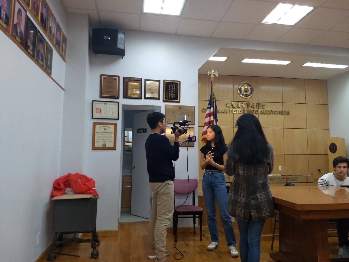 cyinyc's tweet photo. Shoutout to this year’s CLP Coordinators, Brendan, Max, Ines & Owen, under the amazing leadership of CLP Advisor @alinashen_, for organizing a press conference at #AmericanLegion Lt. Kimlau Post 1291 to get the word out about CLP! Check us out on @SinoVisionNY & #WorldJournal! https://t.co/UFSowMrsWn