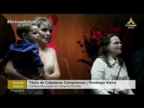 plenarioemfoco's tweet photo. 171019 | Sessão Solene - Título de Cidadania Campinense - Sra. Penélope Vieira - CMCG - https://t.co/K9EMdOhIxD https://t.co/1eT7vjrfh5