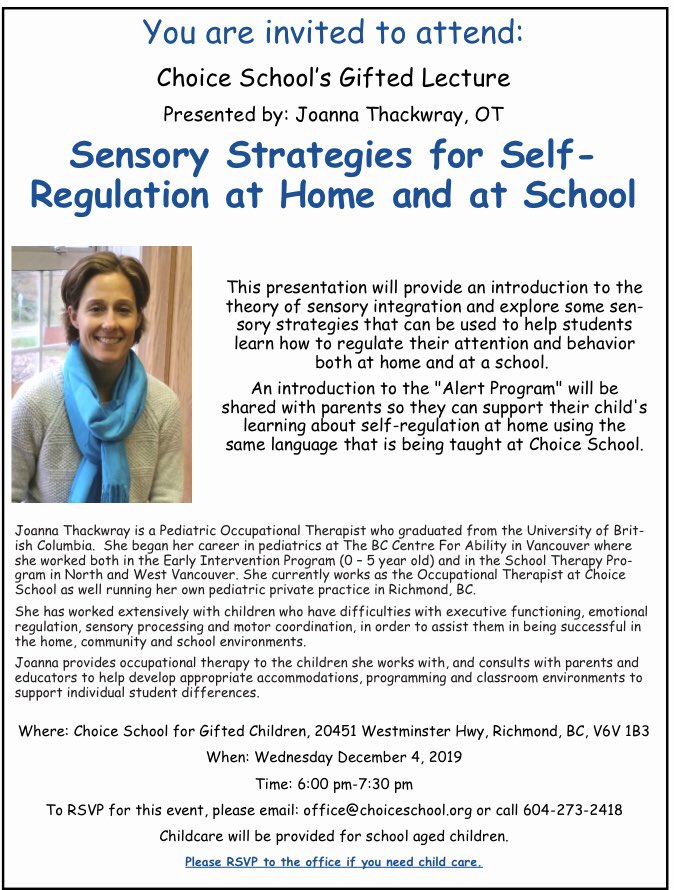 Free lecture at Choice School, Dec 4th. Please RSVP at office@choiceschool.org