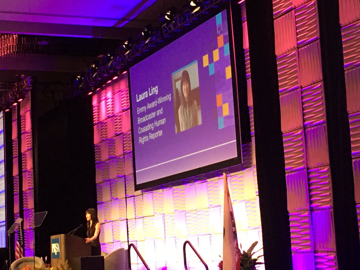Journalist @Lauraling sharing the dramatic story of her capture by North Korea at #prsaicon