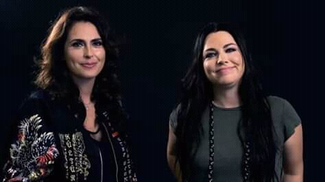 KimberlyColdTHC's tweet photo. Queens🌹🐉 👑👑 #WorldCollideTour #WithinTemptation #Dragons #evanescence #SharonDenAdel #AmyLee https://t.co/SPdlJ8E2UZ