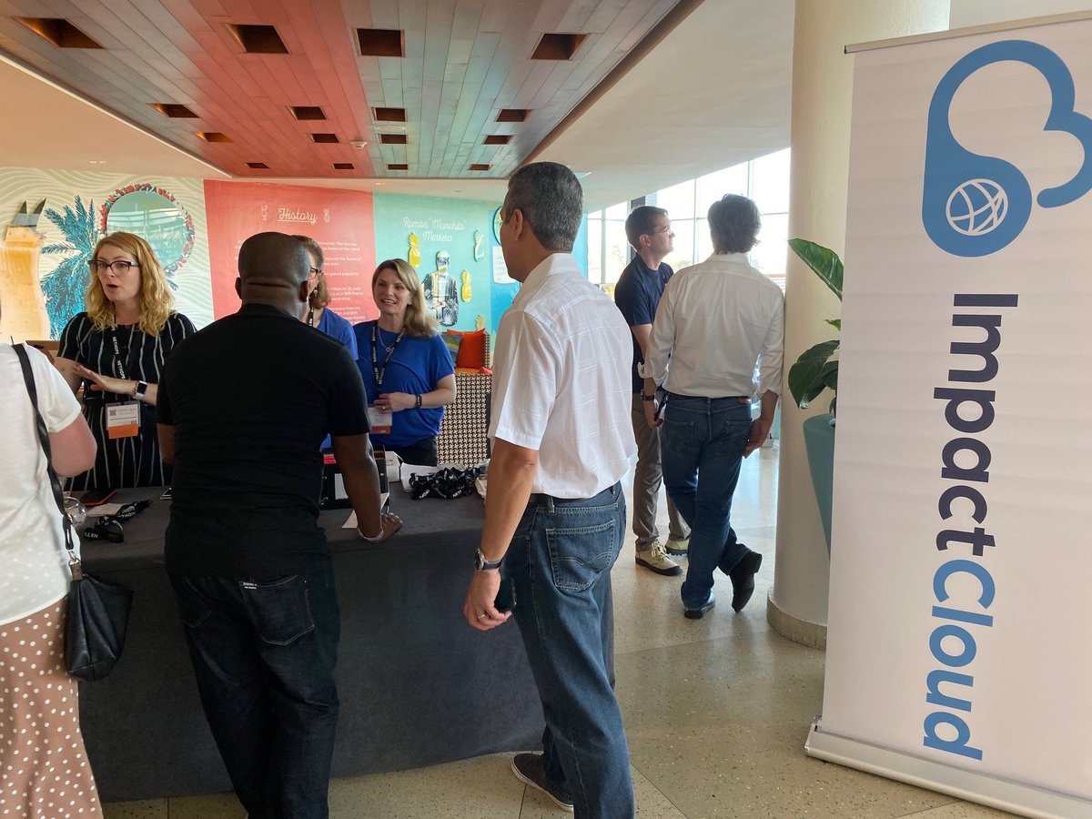 #NHSummit19 is officially underway w/a chance for participants to reconnect or meet for the first time. Looking forward to productive collaborations on how tech & #humanitarian & #conservation missions intersect. Thanks to #ImpactCloud for hosting our opening meet-&-greet.